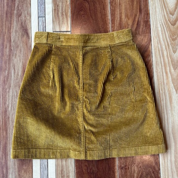 NWOT Madewell Mini Courduroy A-line Skirt w/ Pockets Size 00 - Picture 5 of 5